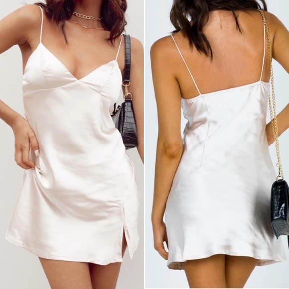 Princess Polly | Stargazing Mini Slip Dress Size 4 - Picture 1 of 7